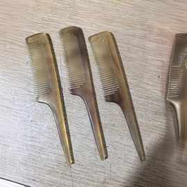 热卖尖头十六厘米羊角梳美发梳机雕手工打磨顺发按摩梳梳子厂