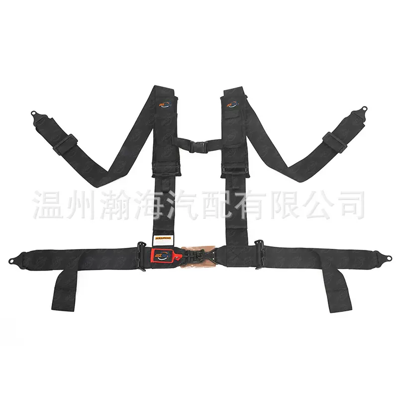 3英寸4点式黑色UTV山地越野车赛车卡丁车安全带 汽车改装安全带