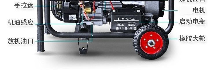 Gasoline Generator for Home Use 220V Single-Phase 3Kw/5Kw/6Kw/8Kw/10Kw 12Kw Three-Phase 380V Wholesale