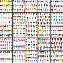 套装动漫回形针书签分页夹装饰品diy彩色曲别针学生文具跨境批发