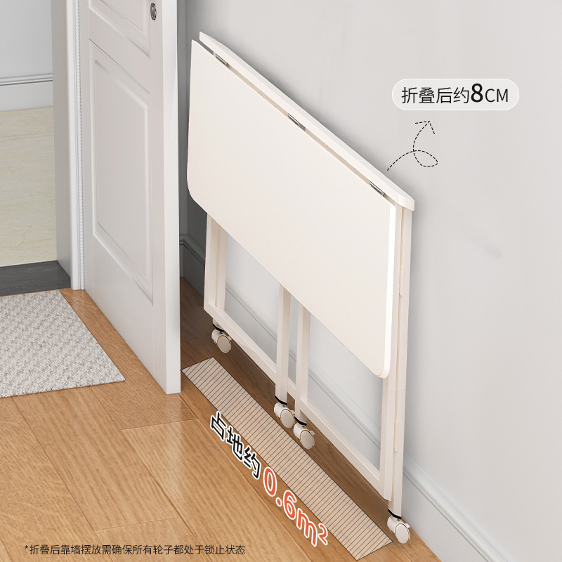 Mesa de noche Escritorio plegable Escritorio para estudiantes Estantería Escritorio para computadora extraíble Escritorio simple para el hogar en el dormitorio