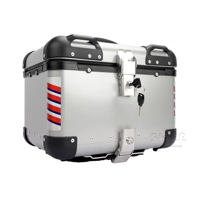 40L/45L Motorcycle Aluminum Alloy Motorcycle trunk - 40l-silver