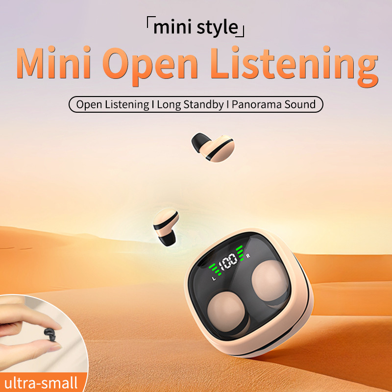 跨境热卖MINI无线蓝牙耳机睡眠隐形佩戴听歌听歌超长续航侧睡舒适|undefined