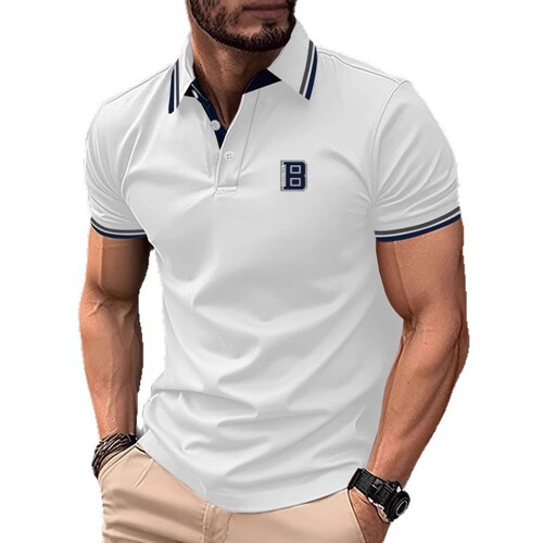 Summer New Men's Casual 3D Polo Shirt Printed Short Sleeve T-Shirt Top 3D Print