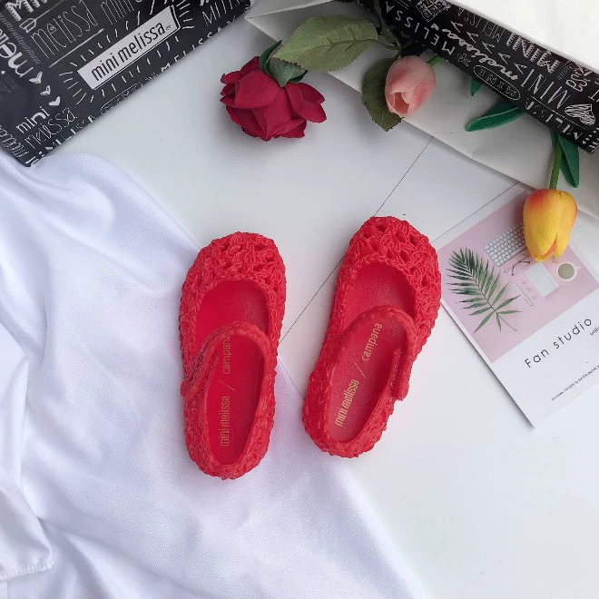 Новый Melissa Same Bird's Nest Детские туфли Девочки Младенцы мягкая подошва Bao Toutou Сандалии Желе Фрагрейнсы обувь