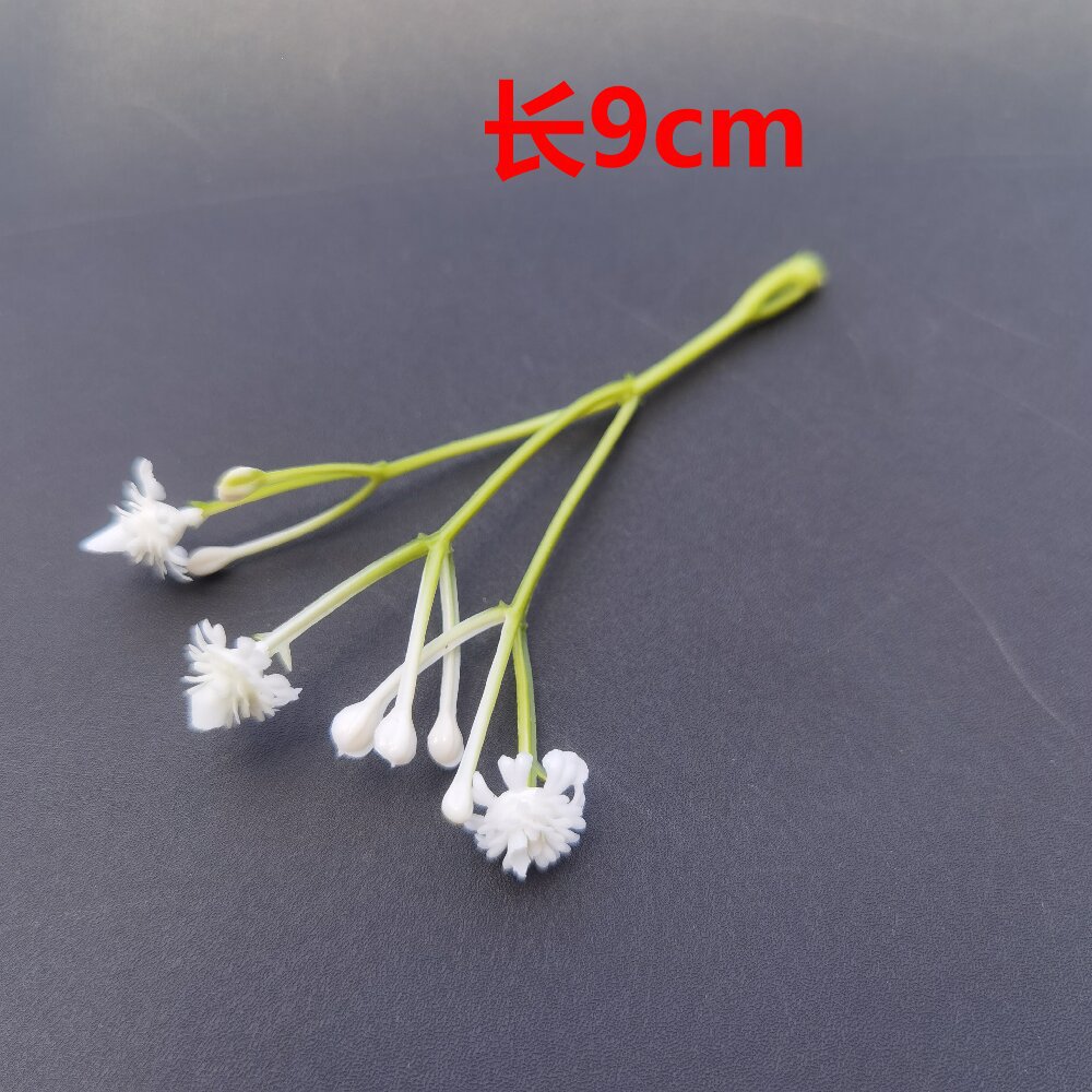 Imitación de hojas verdes hierba de agua hoja persa decoración de flores de boda pared flor de pecho accesorios de muñeca flores diy accesorios hechos a mano