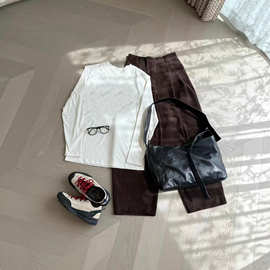 032426秋季新款减龄休闲百搭日常女士户外运动干爽长袖T恤上衣