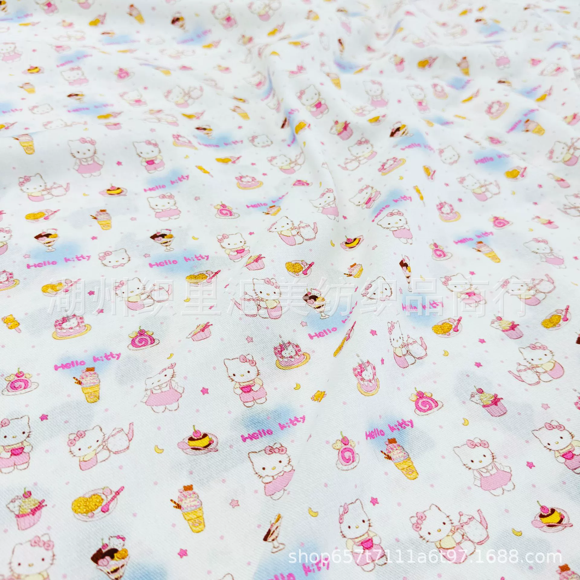 Hello Kitty, хлопковое осеннее платье с мультяшным принтом, пижама, детская одежда