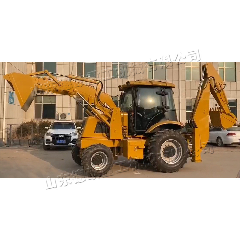 全自动轮式液压挖掘装载机工程建筑用两头忙前装后挖农用挖掘机