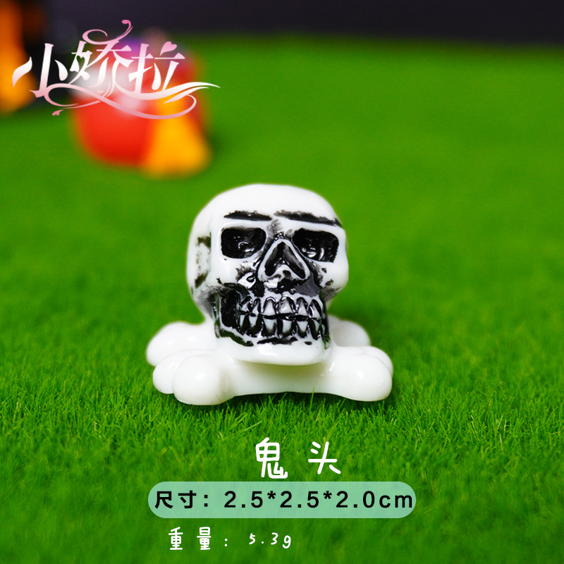 Nueva decoración transfronteriza Halloween calabaza fantasma calabaza mágica sombrero fantasma pequeña decoración micropaisaje paisajismo