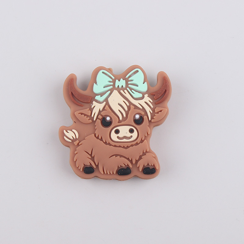 Nuevo estilo Yak Brothers cuentas de silicona dibujos animados cuentas sueltas joyas red creativa cadena de teléfono rojo di cuentas bolígrafo