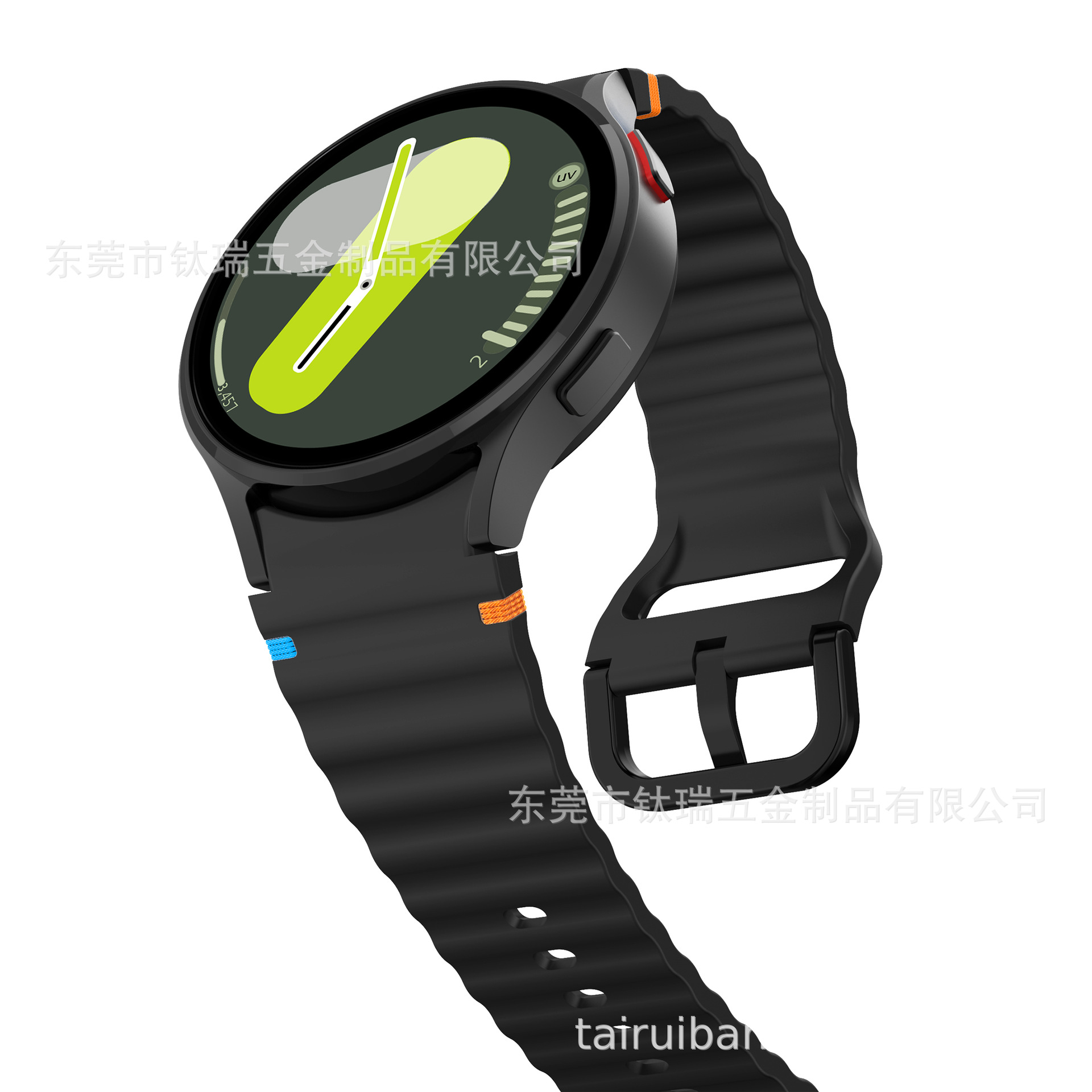 Applicable to the official Galaxy watchFE/6/5/4 with wavy seam silicone strap of Samsung Watch 7 undefined