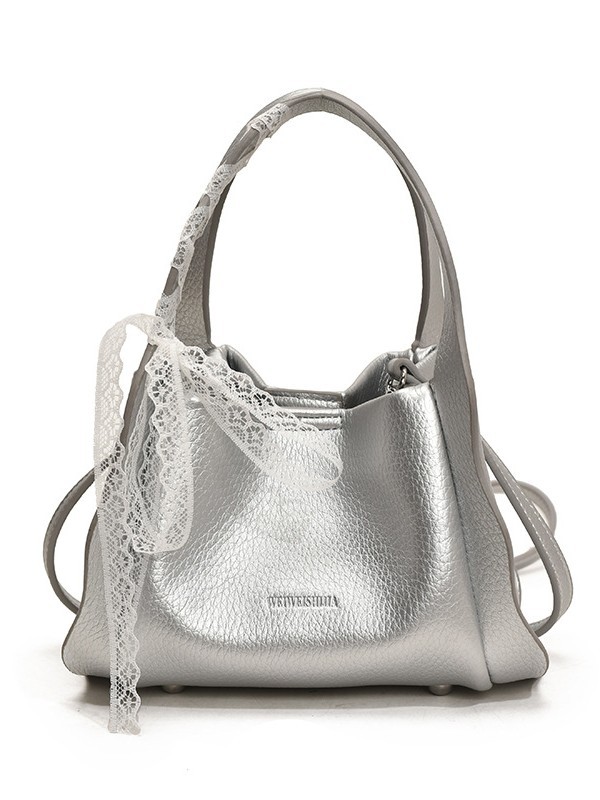 Bolsa de cubo de nicho de alto nivel, mujer 2026 nuevo lichi, nicho de moda coreano, bolso de mochila versátil image 3