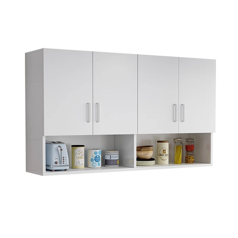 Comercio exterior personalizado cocina armario de almacenamiento en la pared armario de almacenamiento balcón estante de baño armario de pared