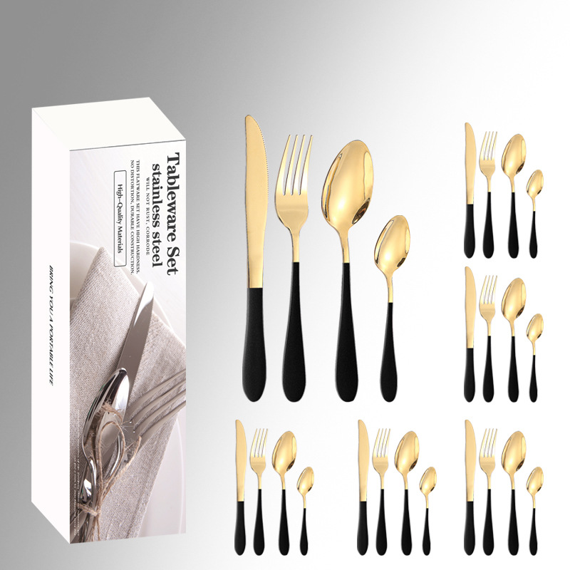 블랙 골드 [24 종 세트] 화이트 제인 박스