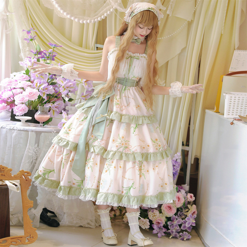 Original Chinese-Western fusion Hanfu dress for girls, Lolita style with Chinese elements, trendy princess outfit for little girls Original Chinese-Western fusion Hanfu dress for girls, Lolita style with Chinese elements, trendy princess outfit for little girls