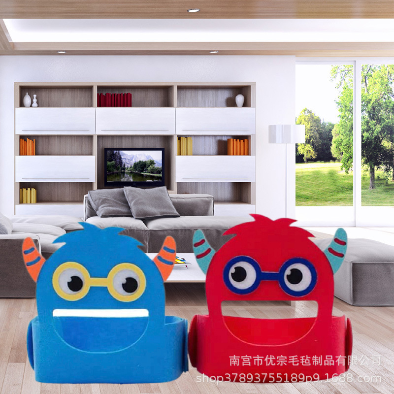 Nuevo fieltro educativo kindergarten carta de juguete para niños Juego de alimentación caja de almacenamiento educación temprana caja de juguetes para bebés