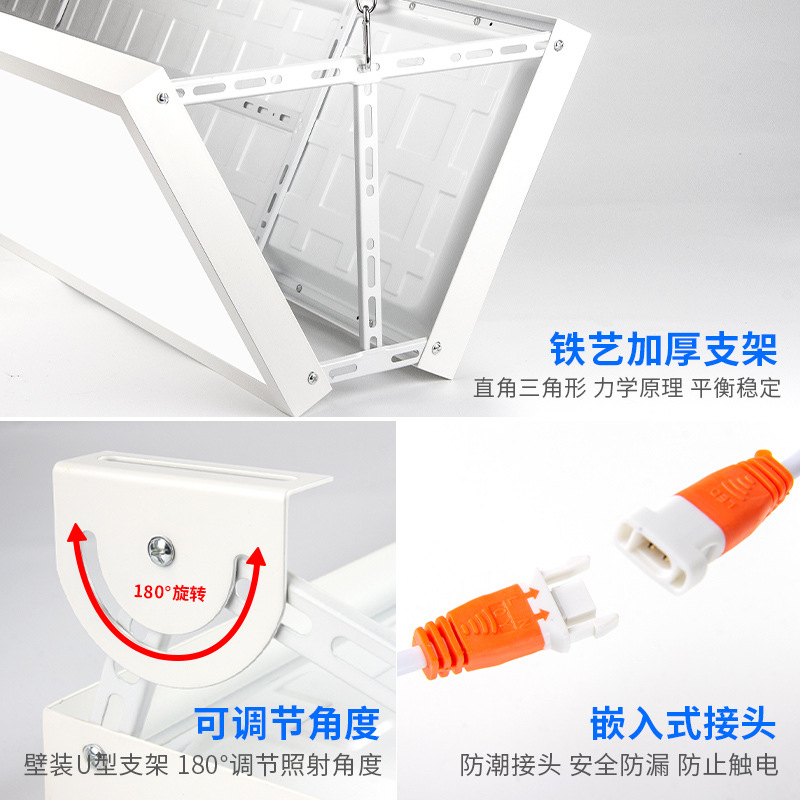 Estadio de bádminton luz LED antideslumbrante sin sombra luz especial simple y doble sala de tenis de mesa SALA DE BALONCESTO interior luz especial