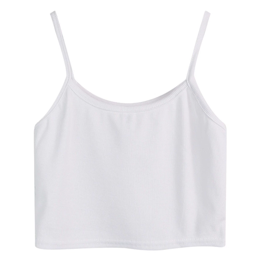 2022 летнее Новое поступление маленькая майка женская верхняя одежда короткая облегающая приталенная модная внутренняя Базовая рубашка