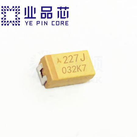 贴片钽电容227J 220UF 6.3V C型 6032 10% 胆 LED 主板电源