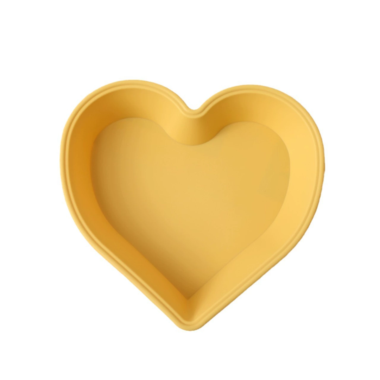 Large silicone cake model Aixin Mousse cake mold resistant high -temperature cake 8 -inch heart -shaped cake barbecue