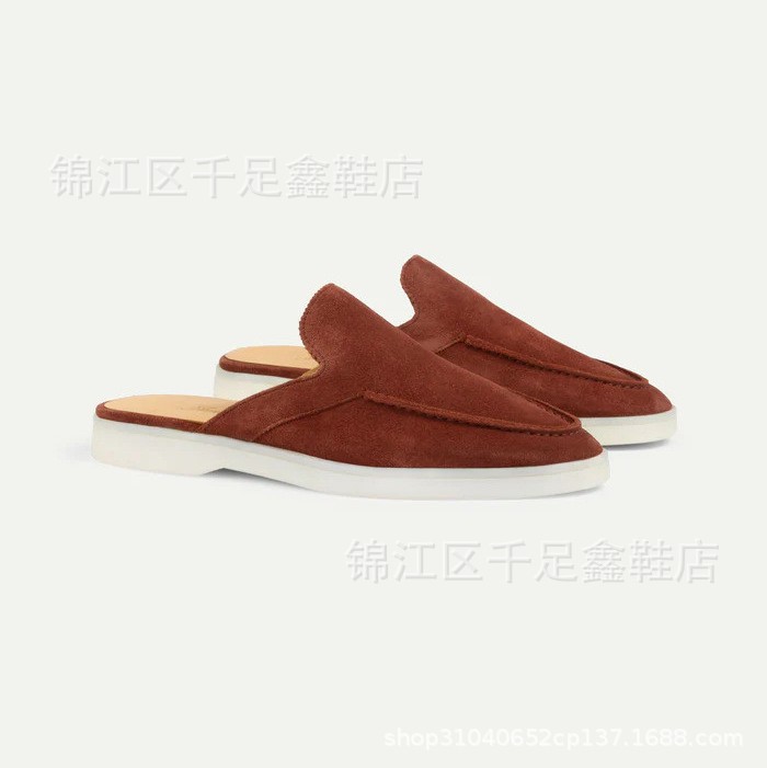 2026 Amazon Independent Site Cross-Border Foreign Trade New European and American Casual Lightweight Slip-On Half-Slipper Unisex Shoes
