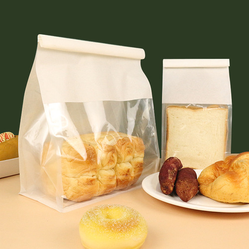 Toast wire curling baked pineapple cake packaging biscuit sealing food bag 450g bread bag toast bag