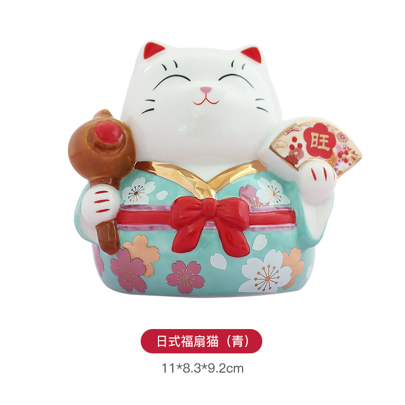 Estilo japonés afortunado gato decoración lindo meow regalo de apertura inicio entrada Sala escritorio Decoración