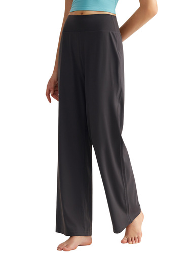 Triton high-waisted wide-leg sports pants for women, loose drape straight pants for running, fitness, leisure, slimming yoga pants for women