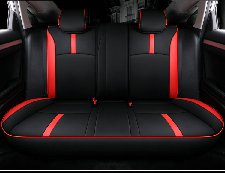 554 Civic-Specific Seat Covers for Models 16-25, All-Season Full-Cover Car Seat Cushions