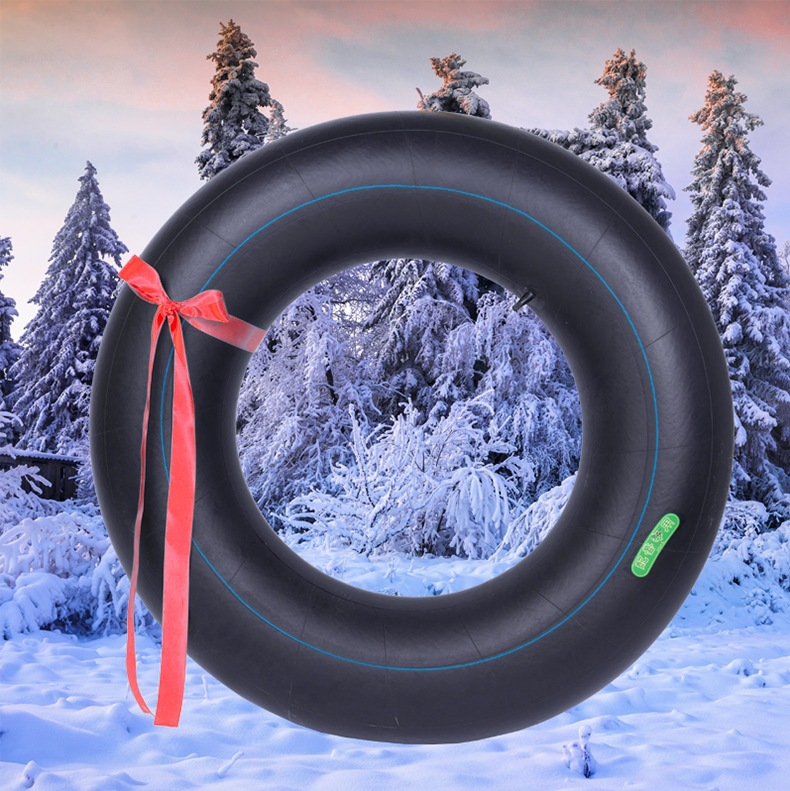 Rainbow Slide Ski Ring Rubber Tire Accessories Thickened Wear-resistant Inner Tire One-meter Snow Tire Dryland Inner Tire