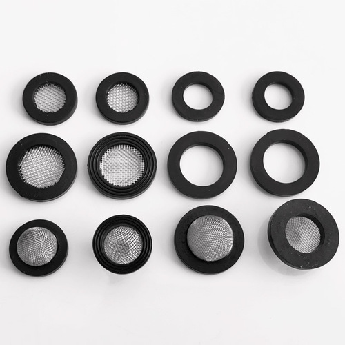 4 minutes 6 minutes 1 inch rubber silicone gasket concave and convex stainless steel filter seal ring shower hose leather gasket