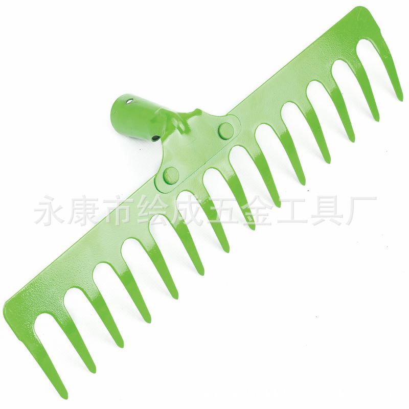 永康 厂家直供  12齿 全铁  耙头 冲齿耙 平耙 扁耙 园林工具 农