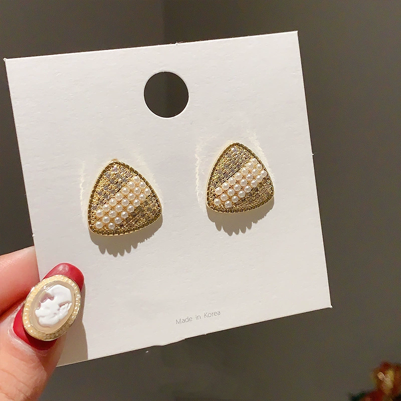 Серебряная игла, универсальные модные длинные серьги из жемчуга, серебро 925 пробы, интернет-знаменитость