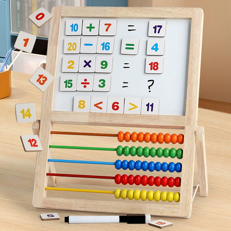 Расчетная стойка для детского сада, учеников начальной школы, математическая арифметическая палочка, детская стойка для счета, счеты, сложение и вычитание, арифметические учебные пособия, раннее образование