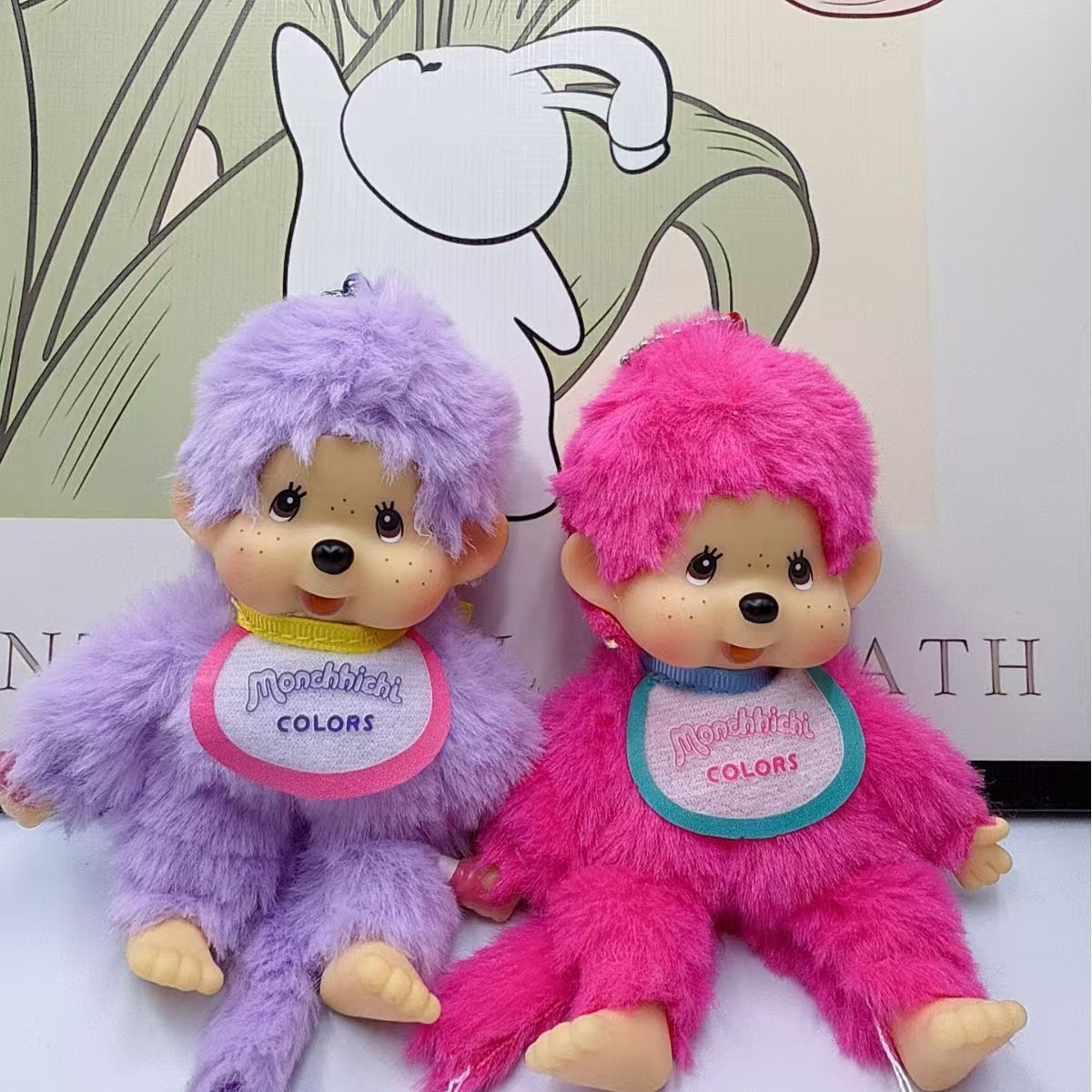 国境を越えた東南アジアメキシコのモンキーマカロンが立ち上がって、多くのぬいぐるみのぬいぐるみのストラップに変身した