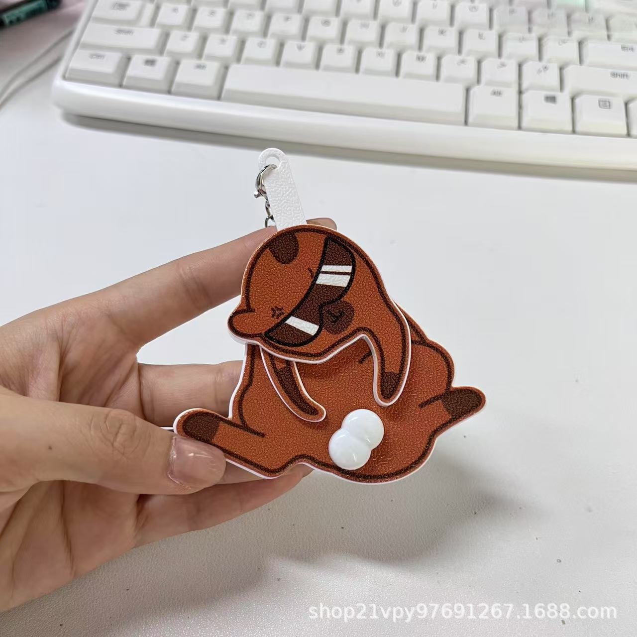 【브라운】 에그 카피 키링