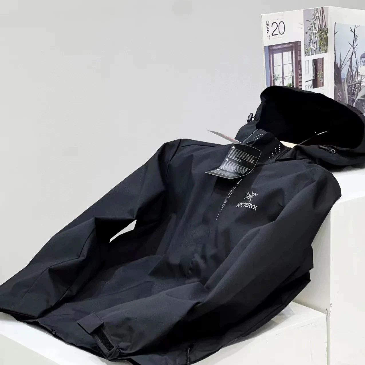 Однослойная водонепроницаемая куртка-кардиган с капюшоном для мужчин и женщин, тонкая однослойная ветрозащитная куртка, трехслойная одежда для альпинизма с принтом