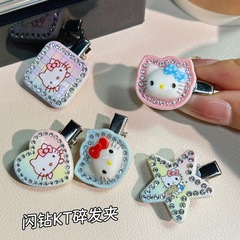 ブロークンダイヤモンド KT ヘアピン漫画 diy カモノハシクリップ前髪クリップサイドクリップ甘いクールガールヘアピン甘いアクセサリー