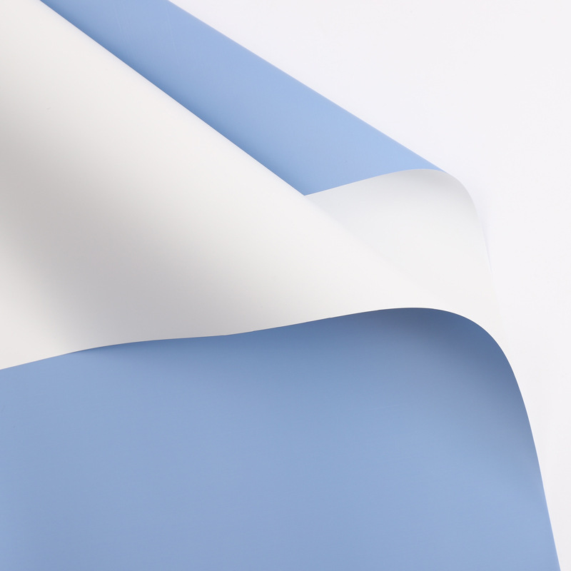 Papel de embalaje de flores de alta calidad al por mayor Papel Ouya impermeable de dos colores al por mayor Fabricante de papel de flores de bolsa de regalo hecho a mano creativo