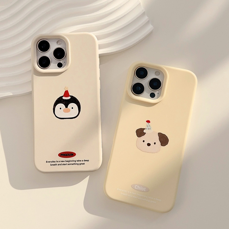 【塔下】キュートなペット ウエストハイランド シリコンケース iPhone16/17promax/14/13対応 全面保護|undefined