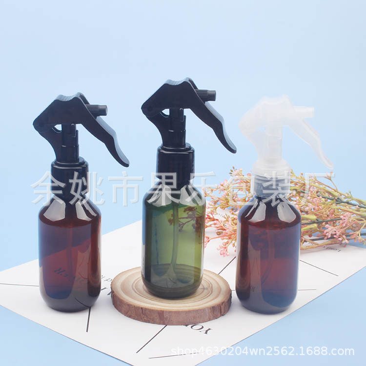 小老鼠喷雾瓶100ml棕色喷瓶绿色喷雾瓶纯露瓶爽肤水瓶花露水喷瓶