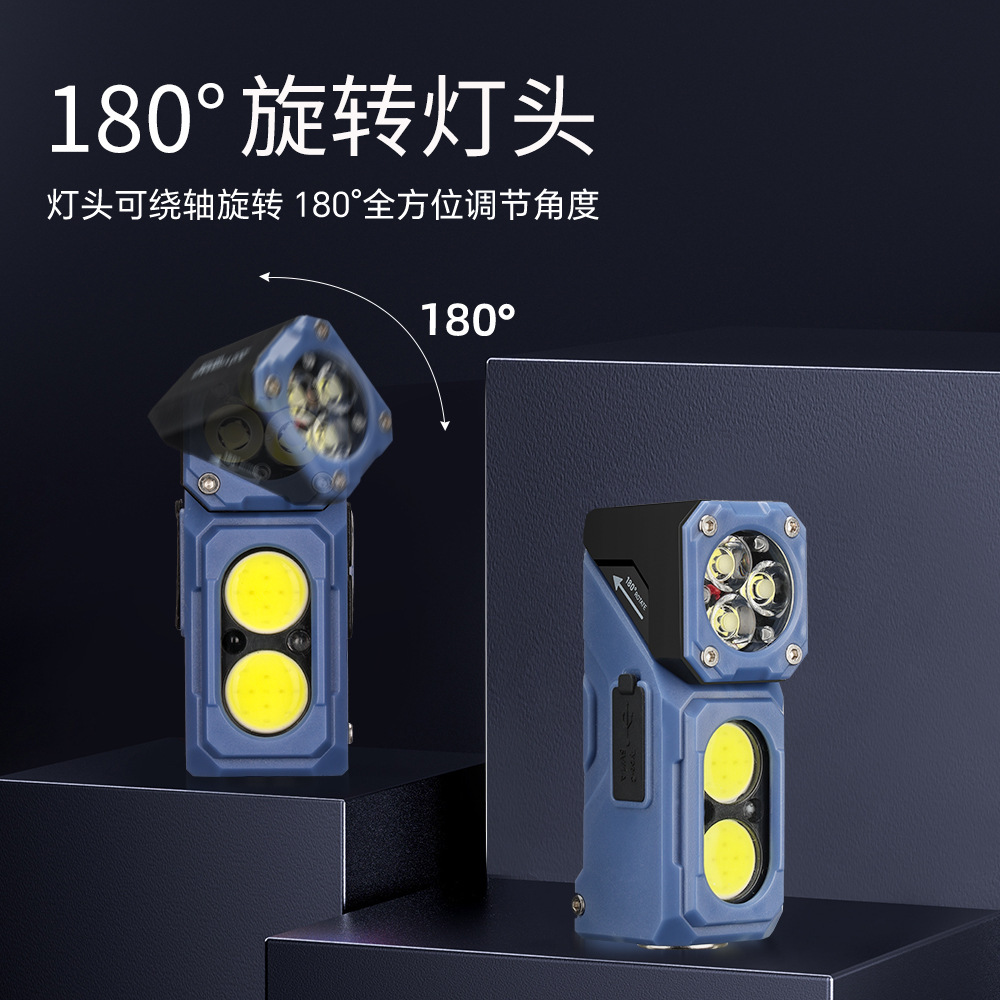 Nueva luz transfronteriza LED inducción luz de cabeza exterior super brillante luz de viaje impermeable cabeza de pesca luz de trabajo