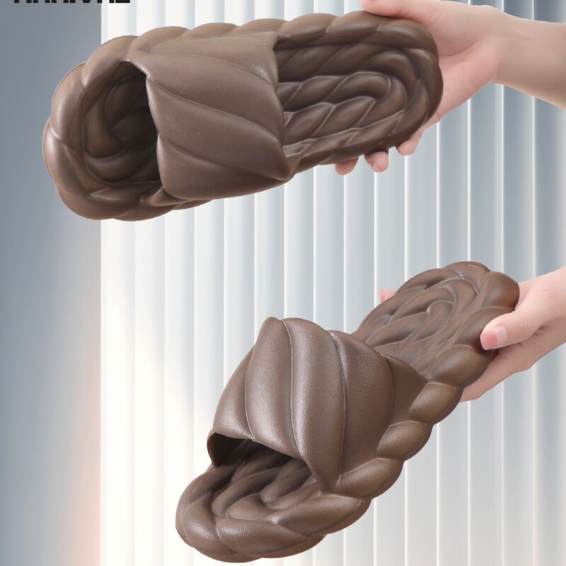 Couple's Slippers, Non-Slip, Silent, Summer Indoor Home Wear, Thick-Soled, Comfortable Feel, Men's and Women's Sandals, Lightweight for Summer Home Use and Outdoor Wear Couple's Slippers, Non-Slip, Silent, Summer Indoor Home Wear, Thick-Soled, Comfortable Feel, Men's and Women's Sandals, Lightweight for Summer Home Use and Outdoor Wear