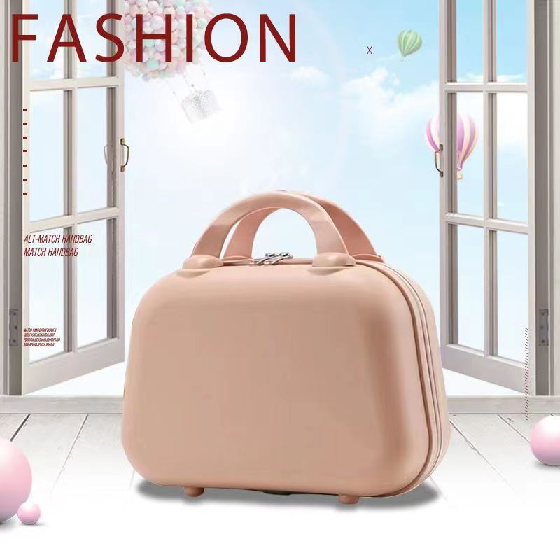 Estuche cosmético japonés con regalo portátil mini maleta de 14 pulgadas para mujer que puede colgar equipaje