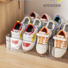 儿童鞋盒家用鞋柜收纳神器省空间透明亚克力简易宝宝鞋架子收纳盒