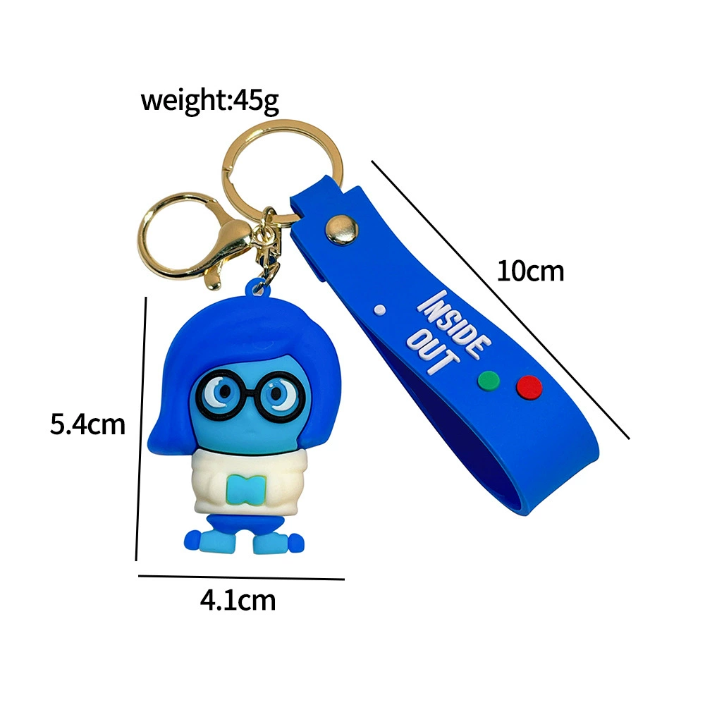 2024 Movie Brand Agent Team Key Buckle Cute Dr. Emipbier's worrying key chain Men and women hanging decoration