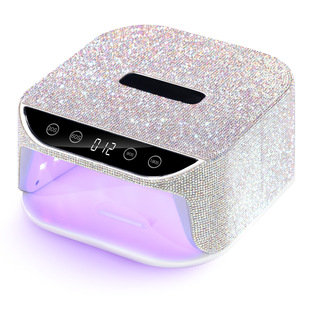Cross-border new nail art diamond-encrusted nail lamp phototherapy machine high-power quick-drying nail oil gel nail shop special wholesale