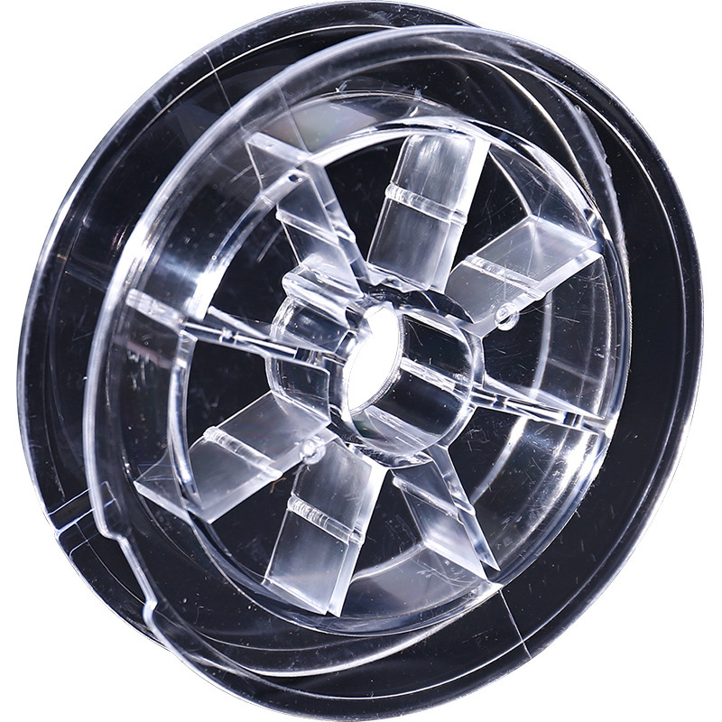 100 metros de bobina de línea de pesca carrete principal transparente bobina de bobina de bobina de bobina placa de alambre de bobina 8cm