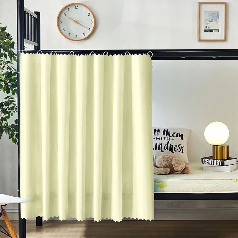 Bed curtains for college dormitories, solid color semi-blackout fabric curtains, bunk bed curtains, table curtains, door curtains, partition curtains Bed curtains for college dormitories, solid color semi-blackout fabric curtains, bunk bed curtains, table curtains, door curtains, partition curtains